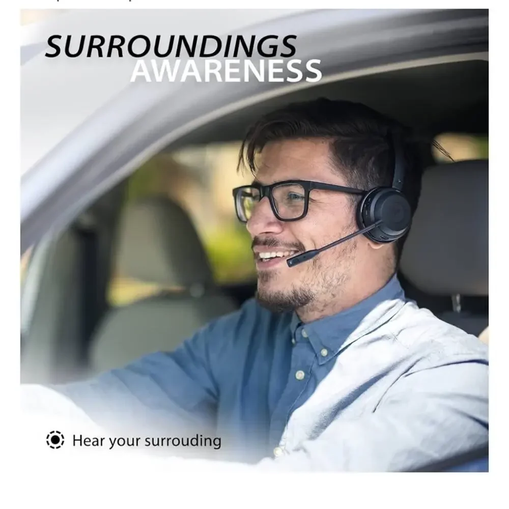 Alto Solo - Wireless Headset with Mic- Bluetooth noise cancelling dual mic